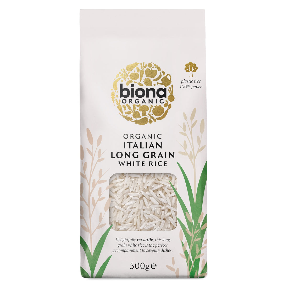 Italian Rice Brand LONG GRAIN ITALIAN WHITE RICE 500g – Biona