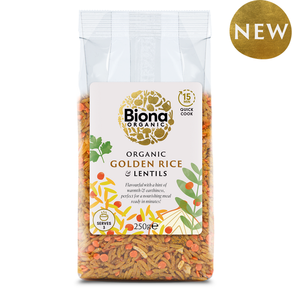 GOLDEN RICE & LENTILS 250G