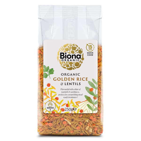 Golden Rice & Lentils 250g