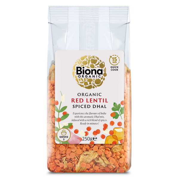 SPICED RED LENTIL DHAL 250g