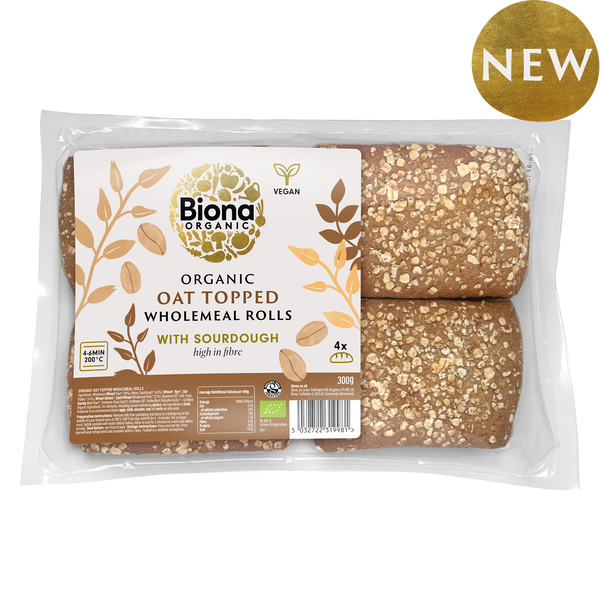 OAT TOPPED WHOLEMEAL ROLLS 300G