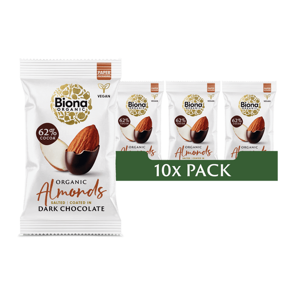 Dark Chocolate Roasted Almonds 10x30g