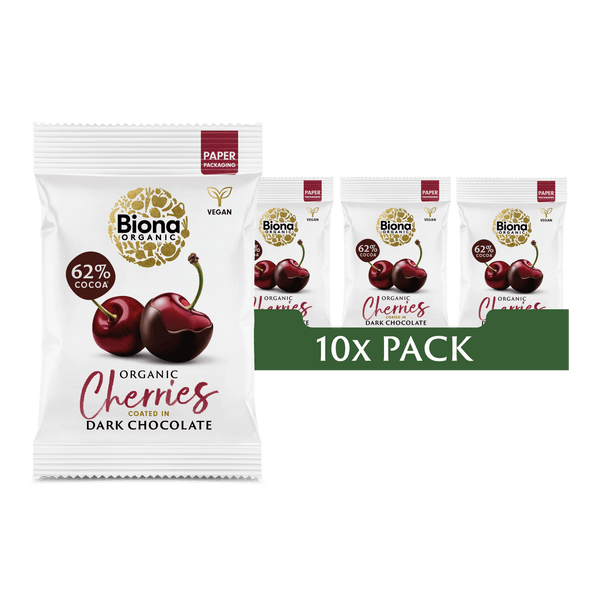 Dark Chocolate Coated Cherries 10x45g