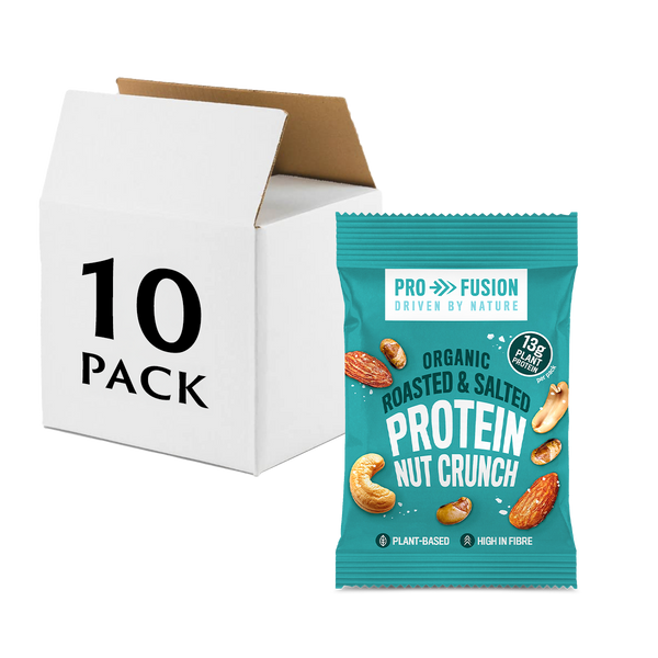 ROASTED AND SALTED PROTEIN NUT CRUNCH 10x45g