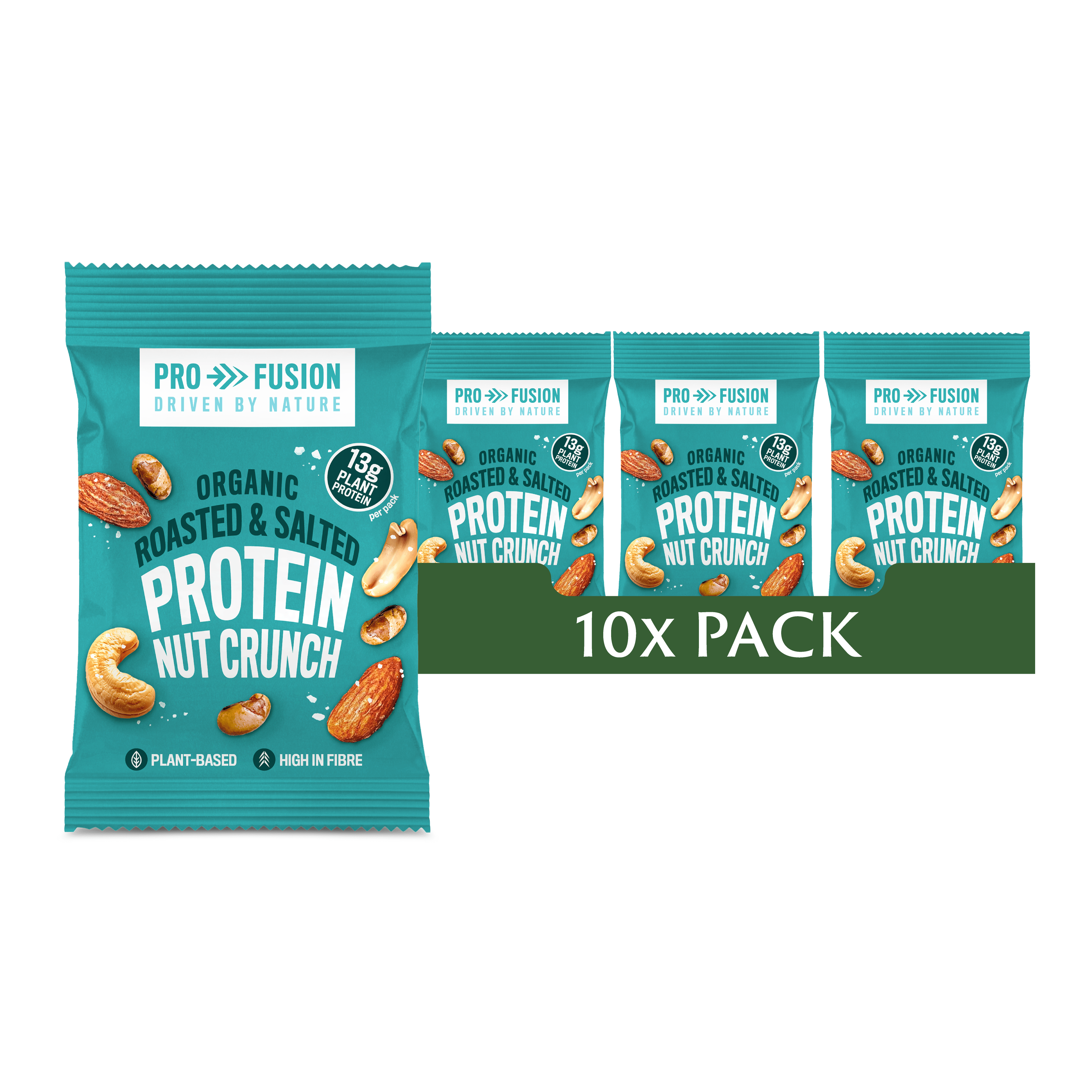 Roasted and Salted Protein Nut Crunch 10x45g – Biona