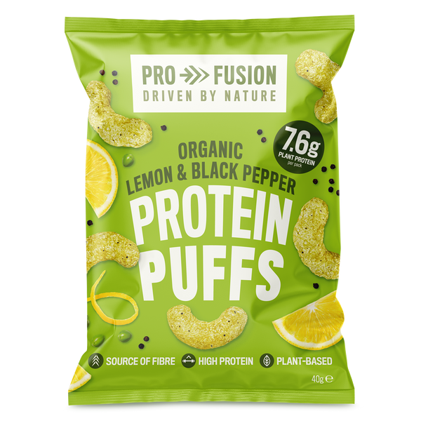 Lemon and Black Pepper Protein Puffs 40g