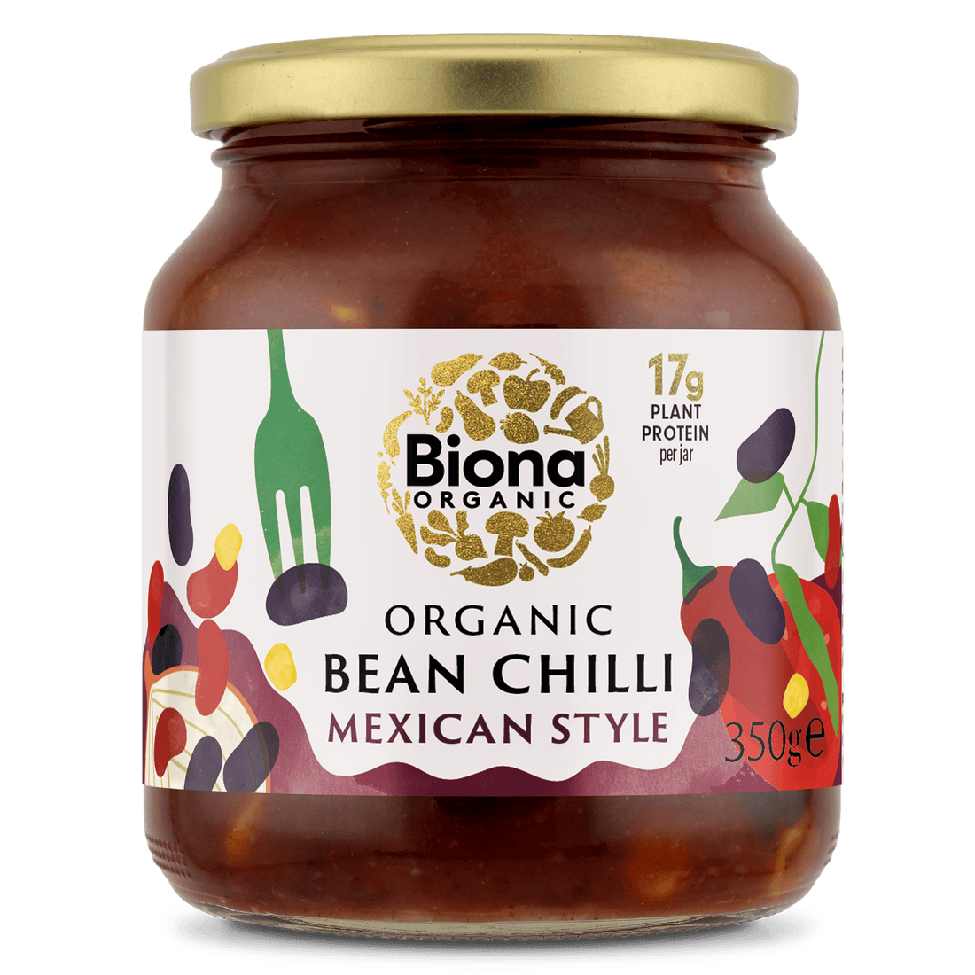 Biona Pattern Bean Chilli Mexican Style 350g – Biona