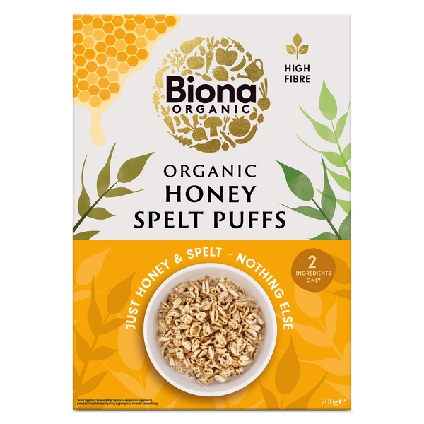 Honey Spelt Puffs 200g