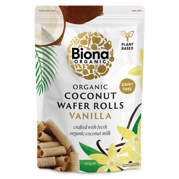 Vanilla Coconut Wafer Rolls 100g