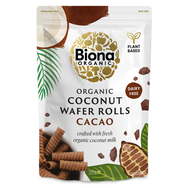 Cacao Coconut Wafer Rolls