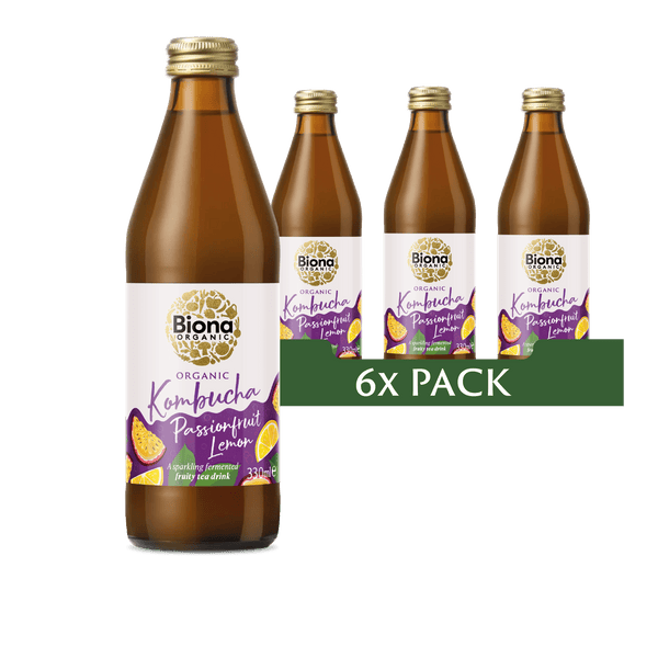Passionfruit and Lemon Kombucha 6x330ml