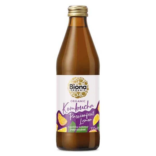 Passionfruit and Lemon Kombucha 330ml