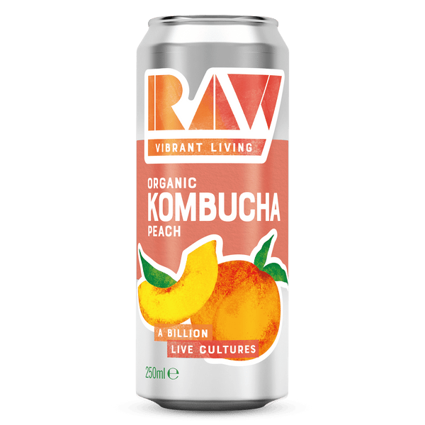 Peach Kombucha 250ml