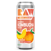 Peach Kombucha 250ml