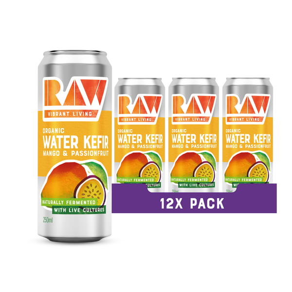 Mango and Passionfruit Water Kefir 12x250ml
