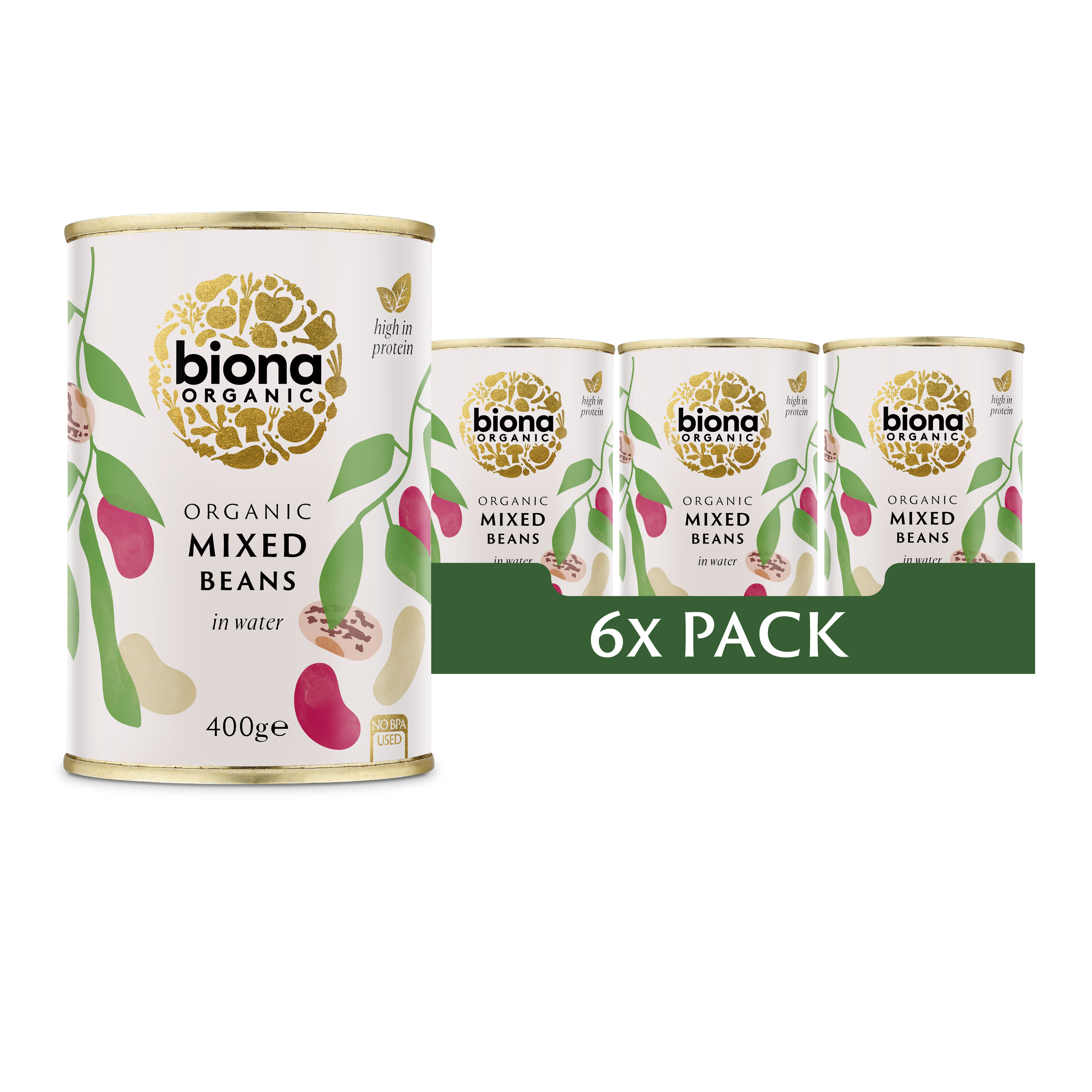 MIXED BEANS 6x400g