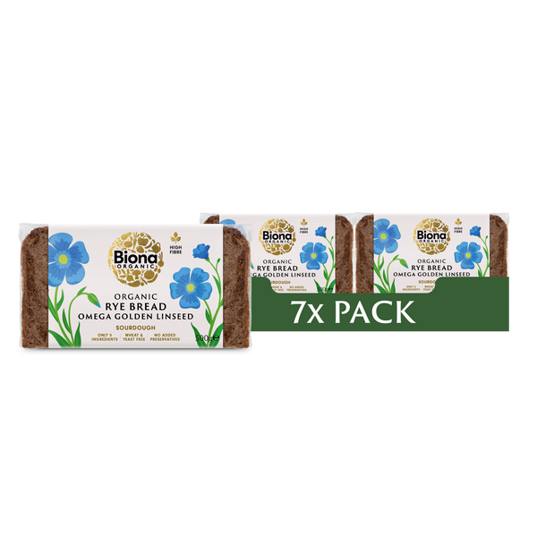 RYE BREAD OMEGA GOLDEN LINSEED 7x500g