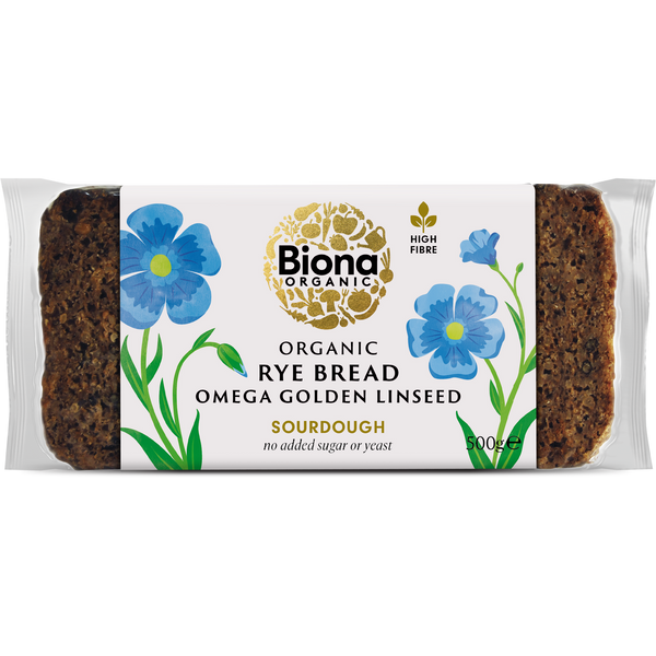 RYE BREAD - OMEGA GOLDEN LINSEED
