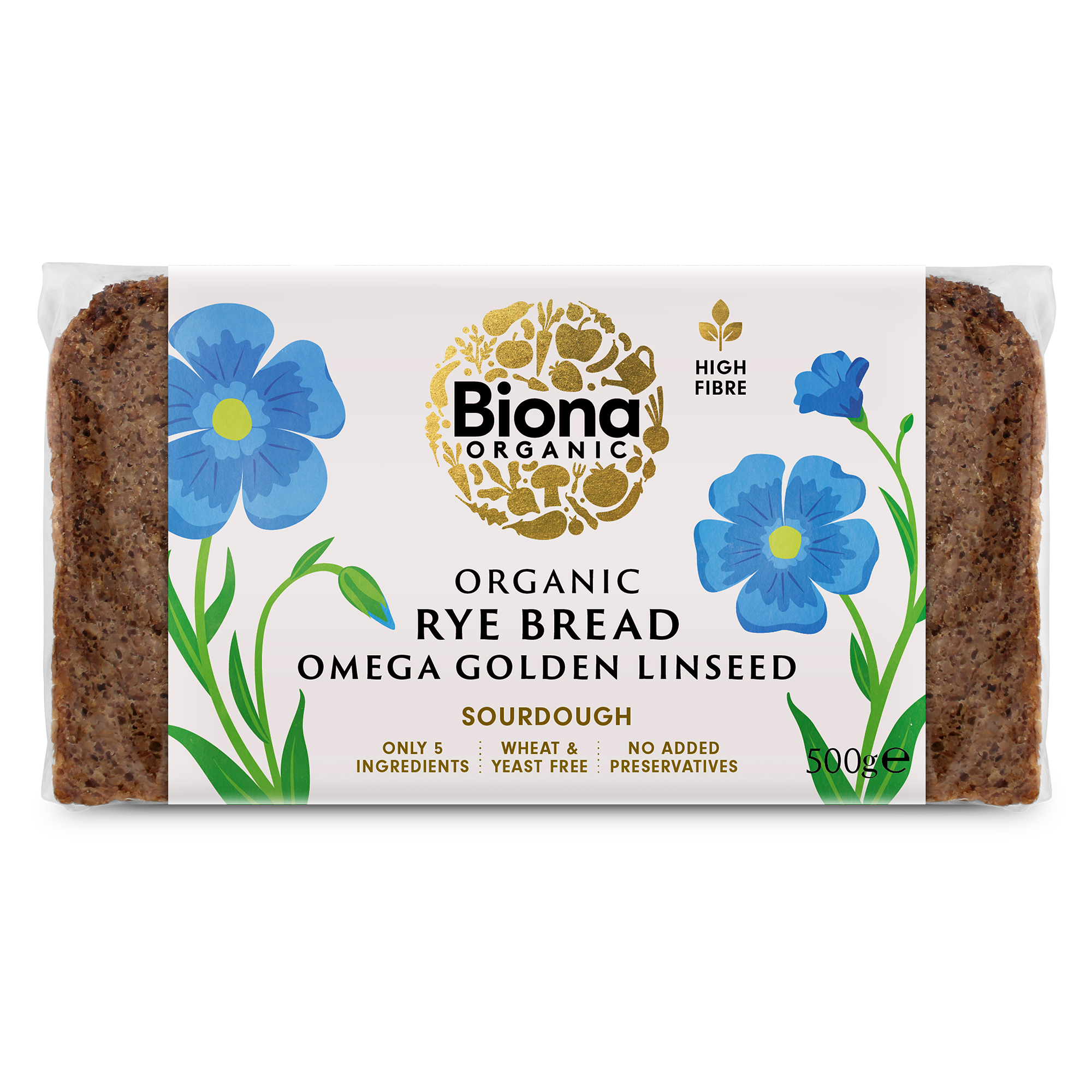 RYE BREAD - OMEGA GOLDEN LINSEED
