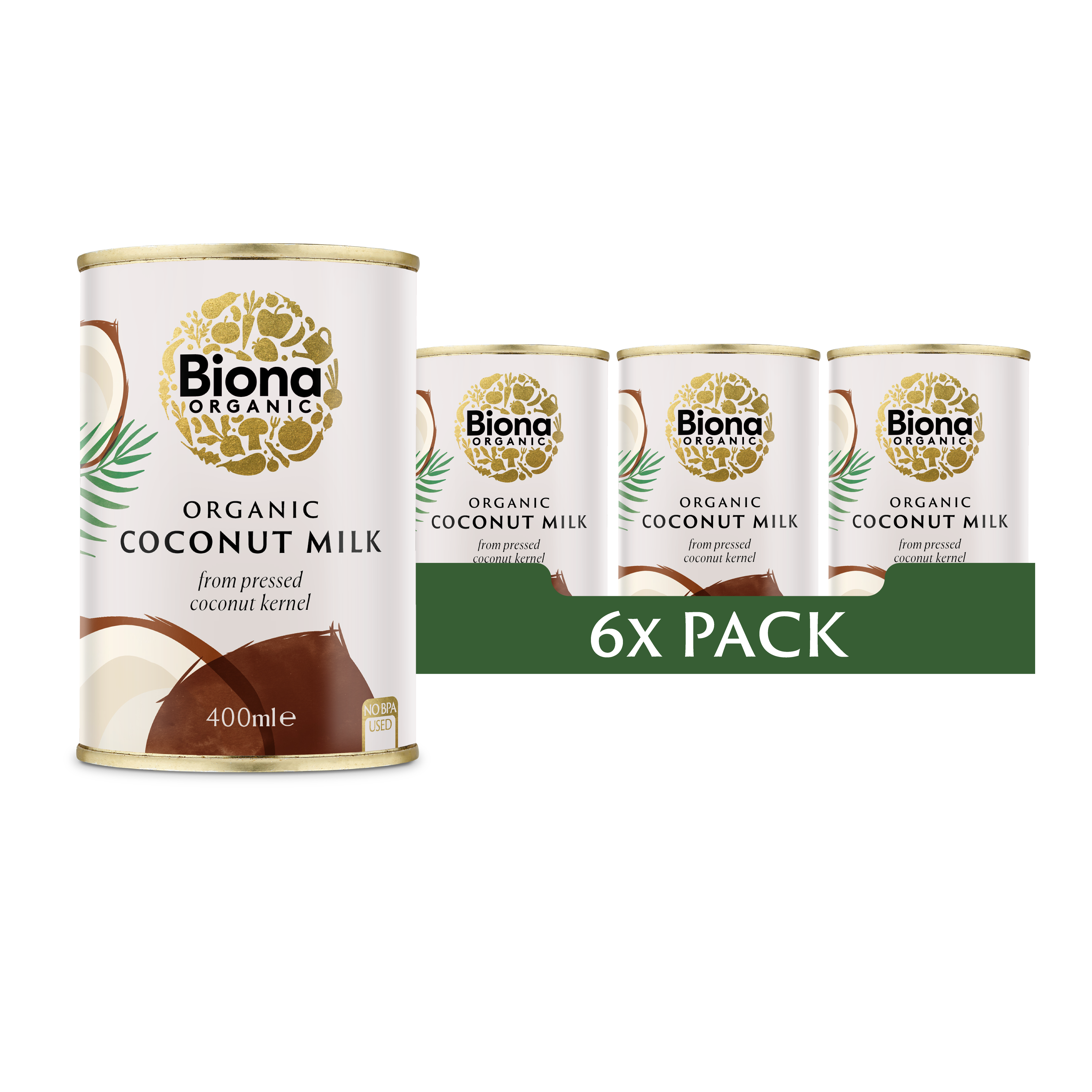 COCONUT MILK 6x400ml