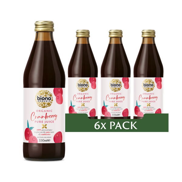 Pure Cranberry Juice 6x330ml
