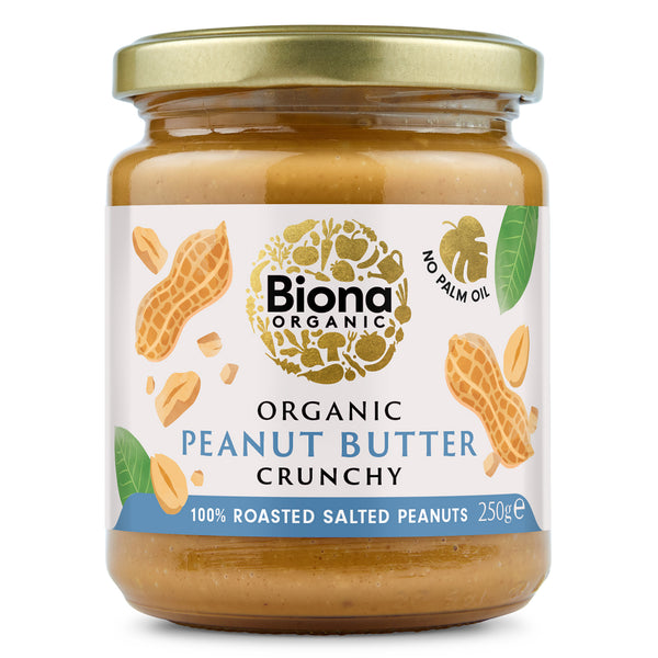 PEANUT BUTTER CRUNCHY  WITH SALT 250g