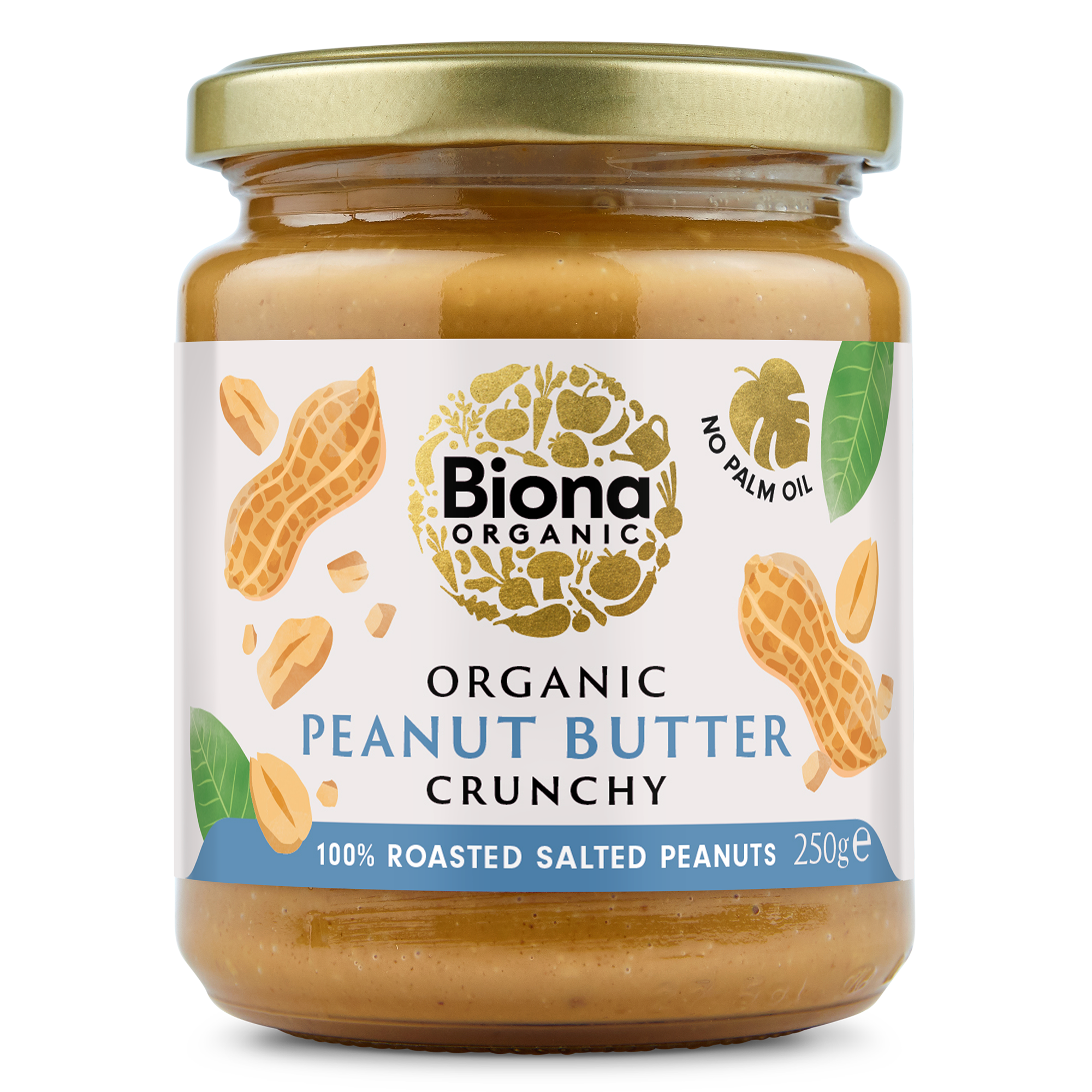 PEANUT BUTTER CRUNCHY  WITH SALT 250g
