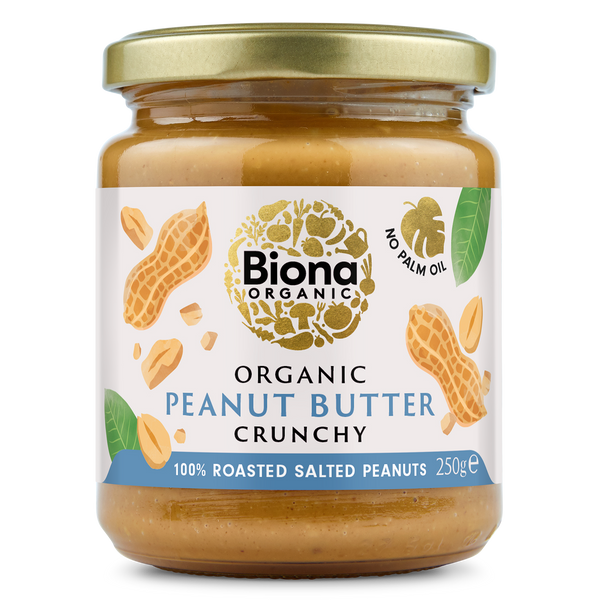 PEANUT BUTTER CRUNCHY  WITH SALT 250g