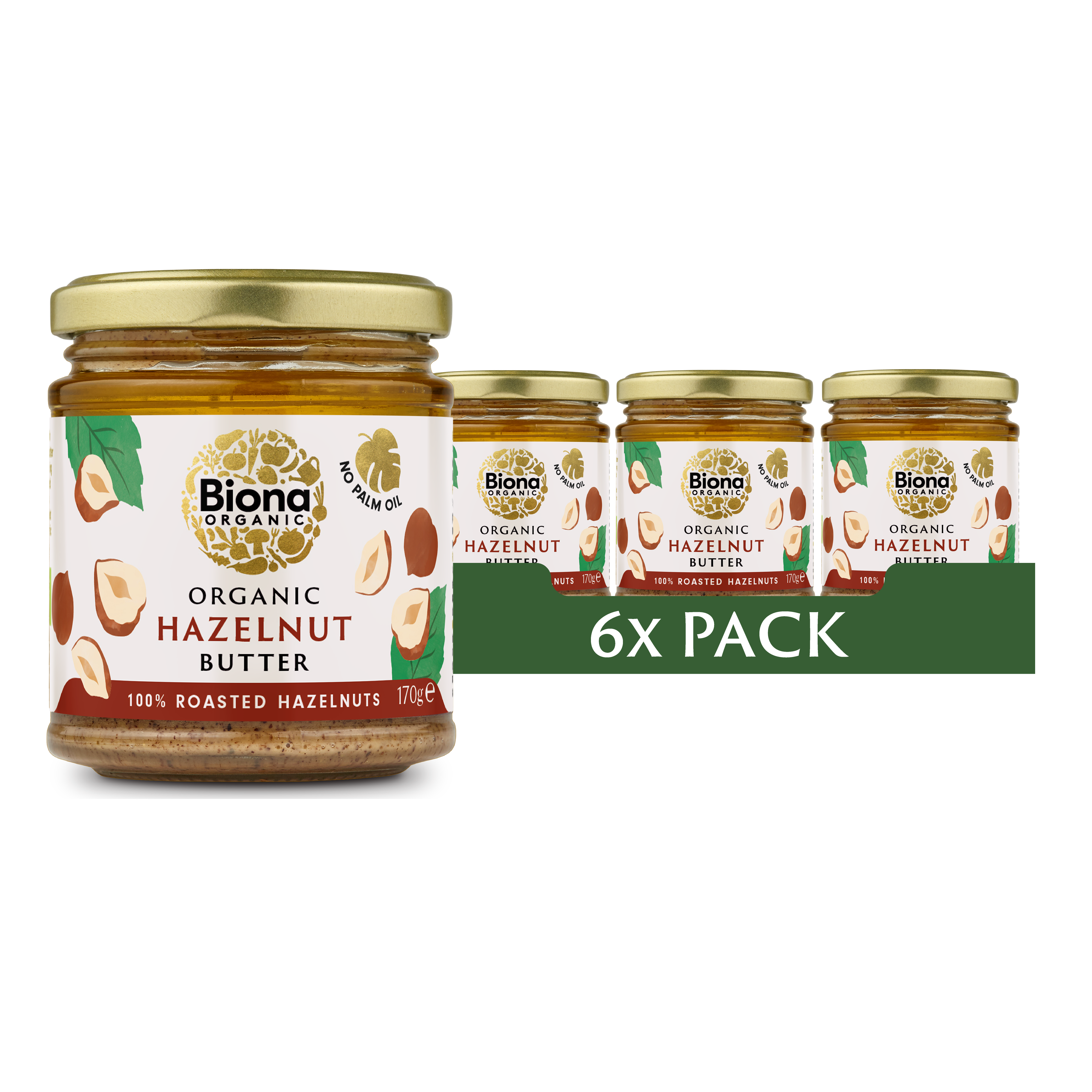 HAZELNUT BUTTER 6x170g
