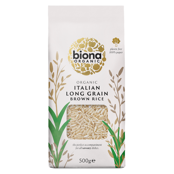 LONG GRAIN ITALIAN BROWN RICE 500g