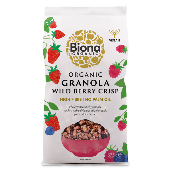 WILD BERRY CRISP GRANOLA 375g