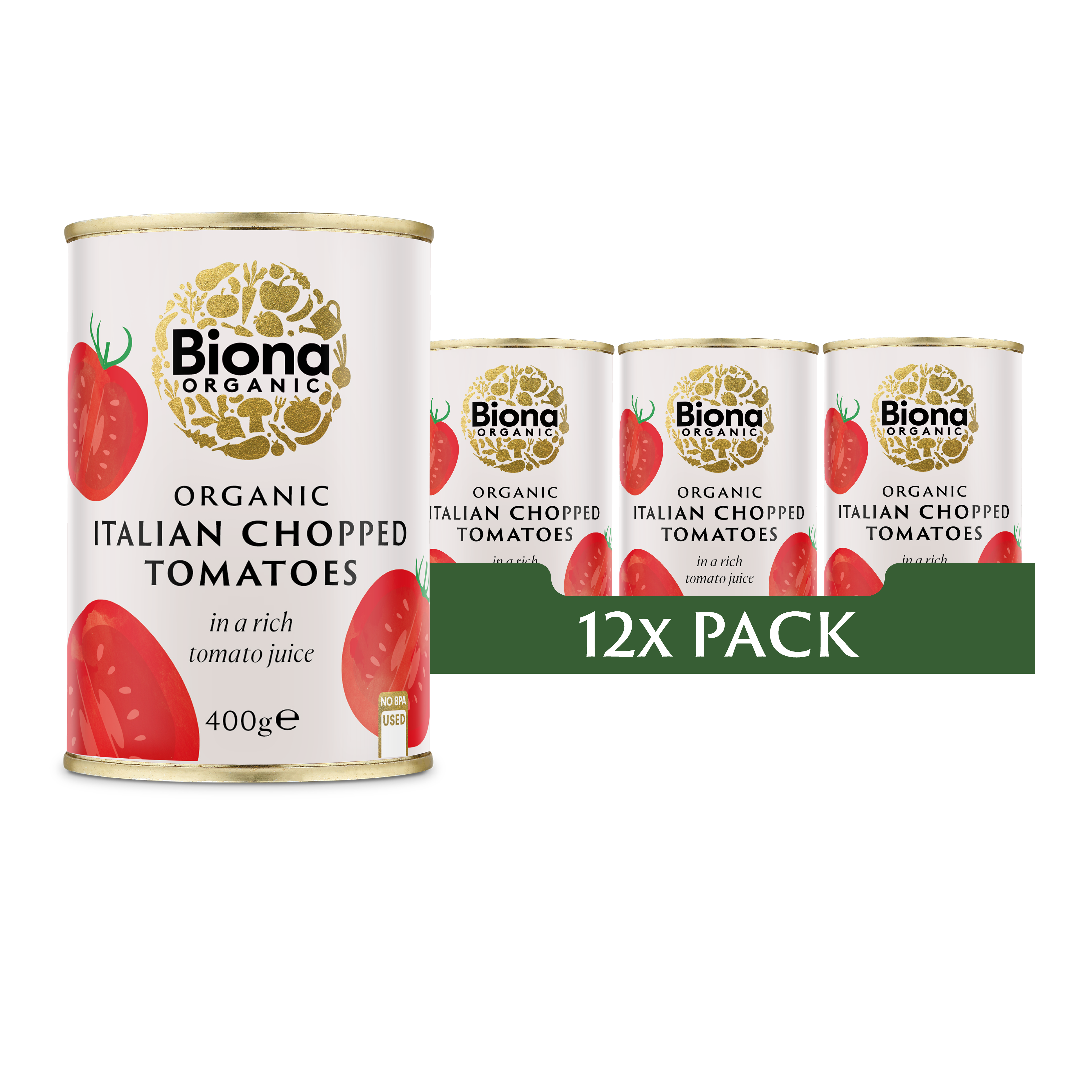 CHOPPED TOMATOES 12x400g