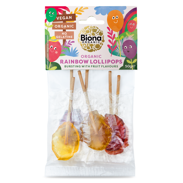 RAINBOW LOLLIPOPS 50g