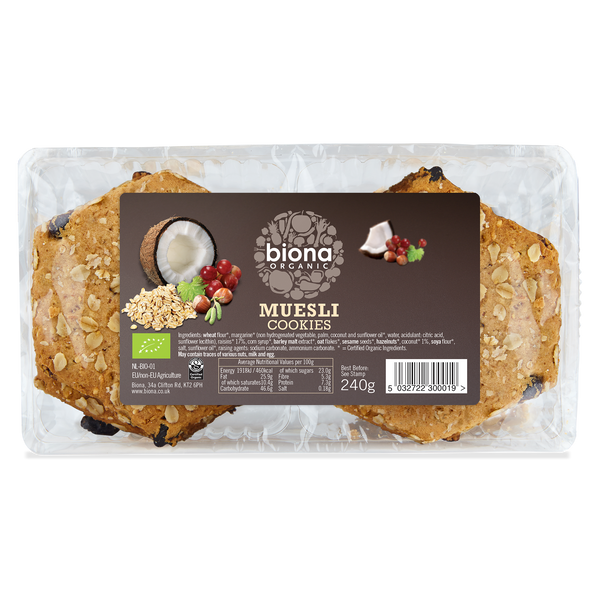 MUESLI COOKIES 240g