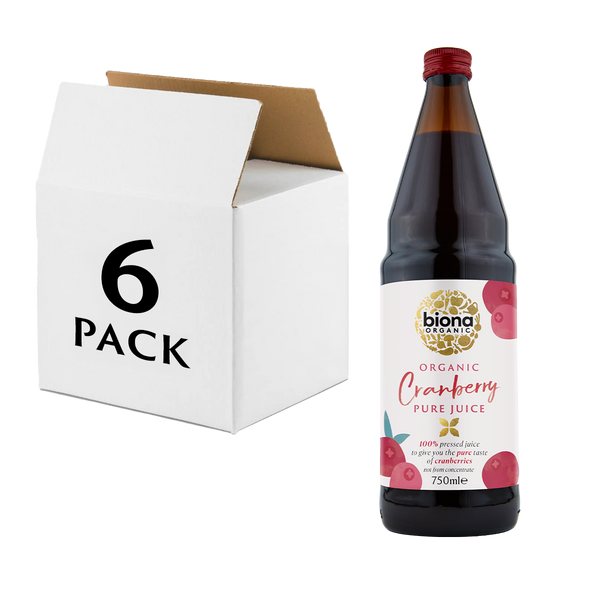 Cranberry Pure Juice 750ml - 6 Pack