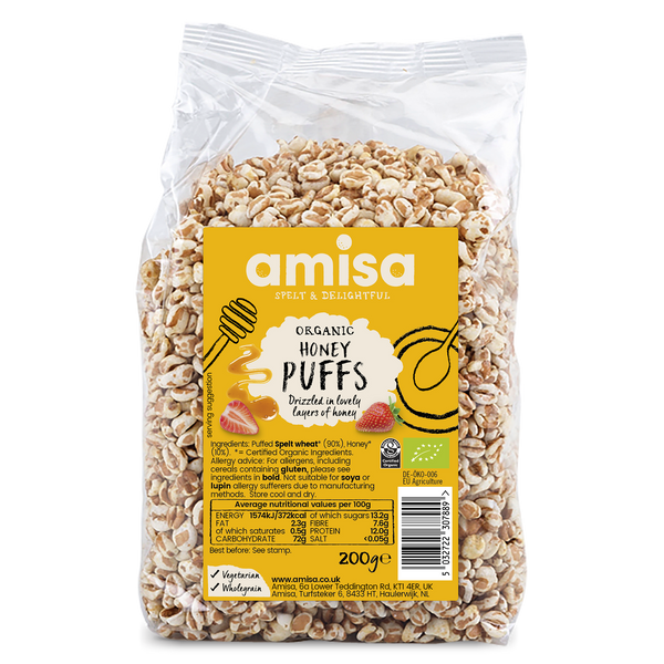 SPELT PUFFS  HONEY 200g