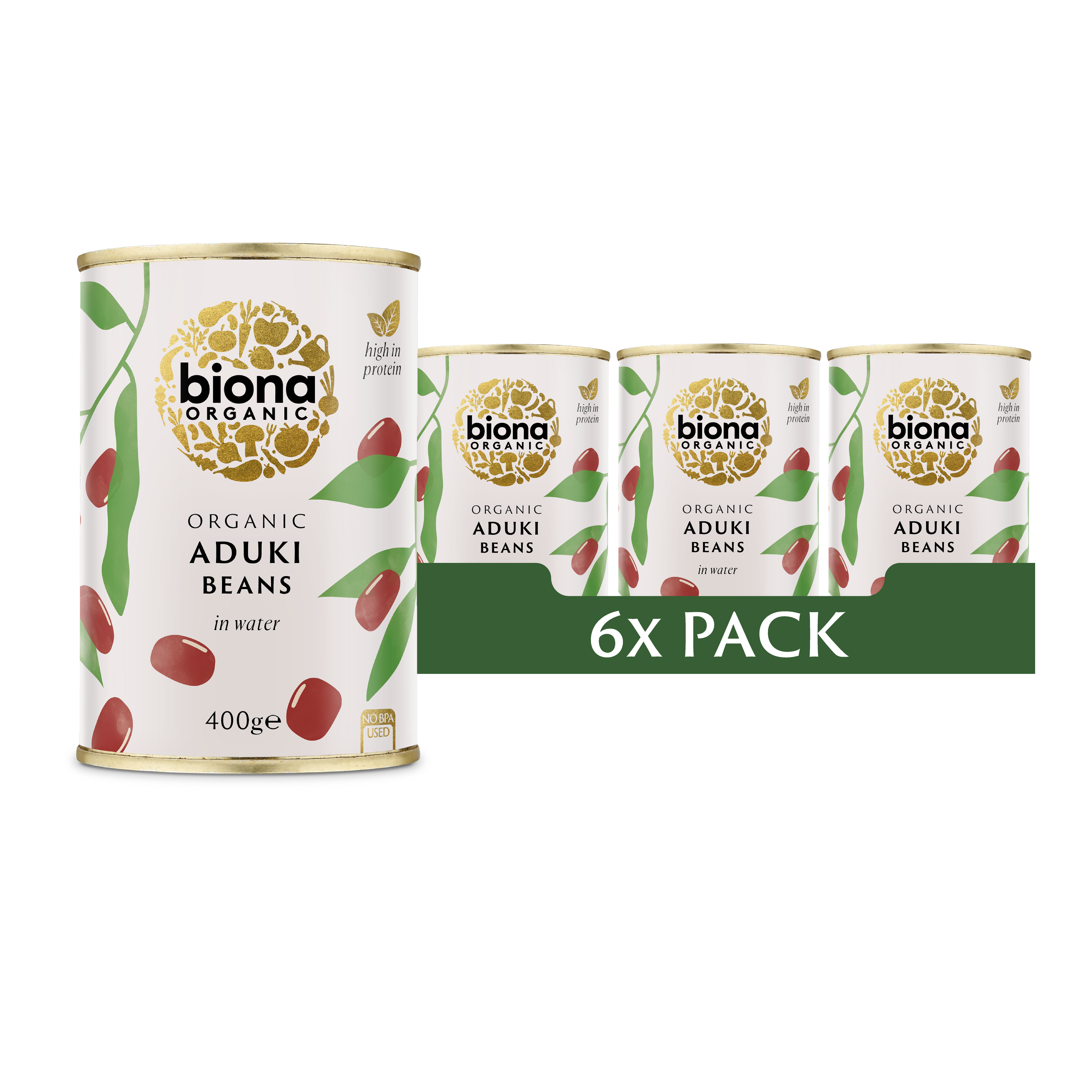 Aduki Beans 6x400g