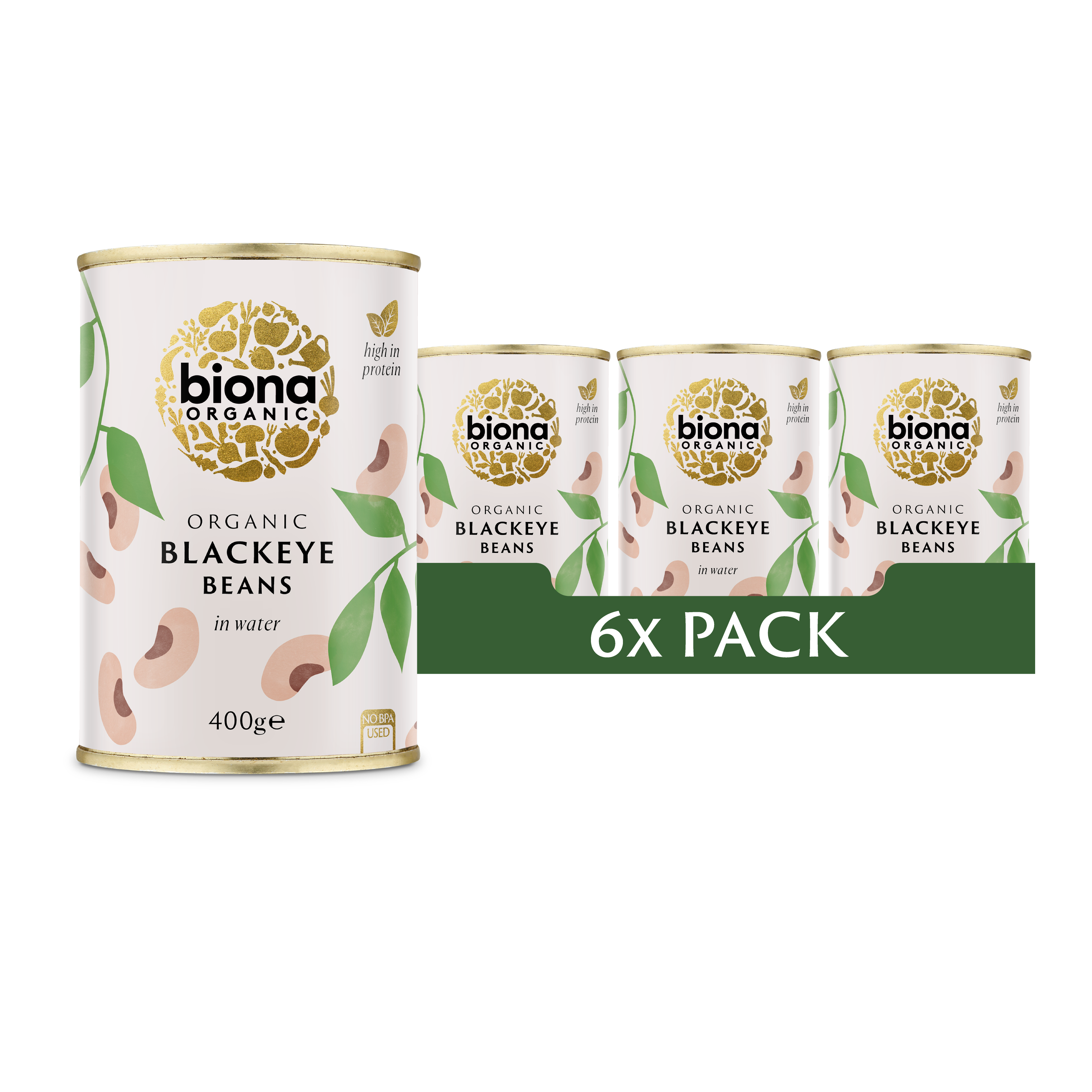 Blackeye Beans 6x400g