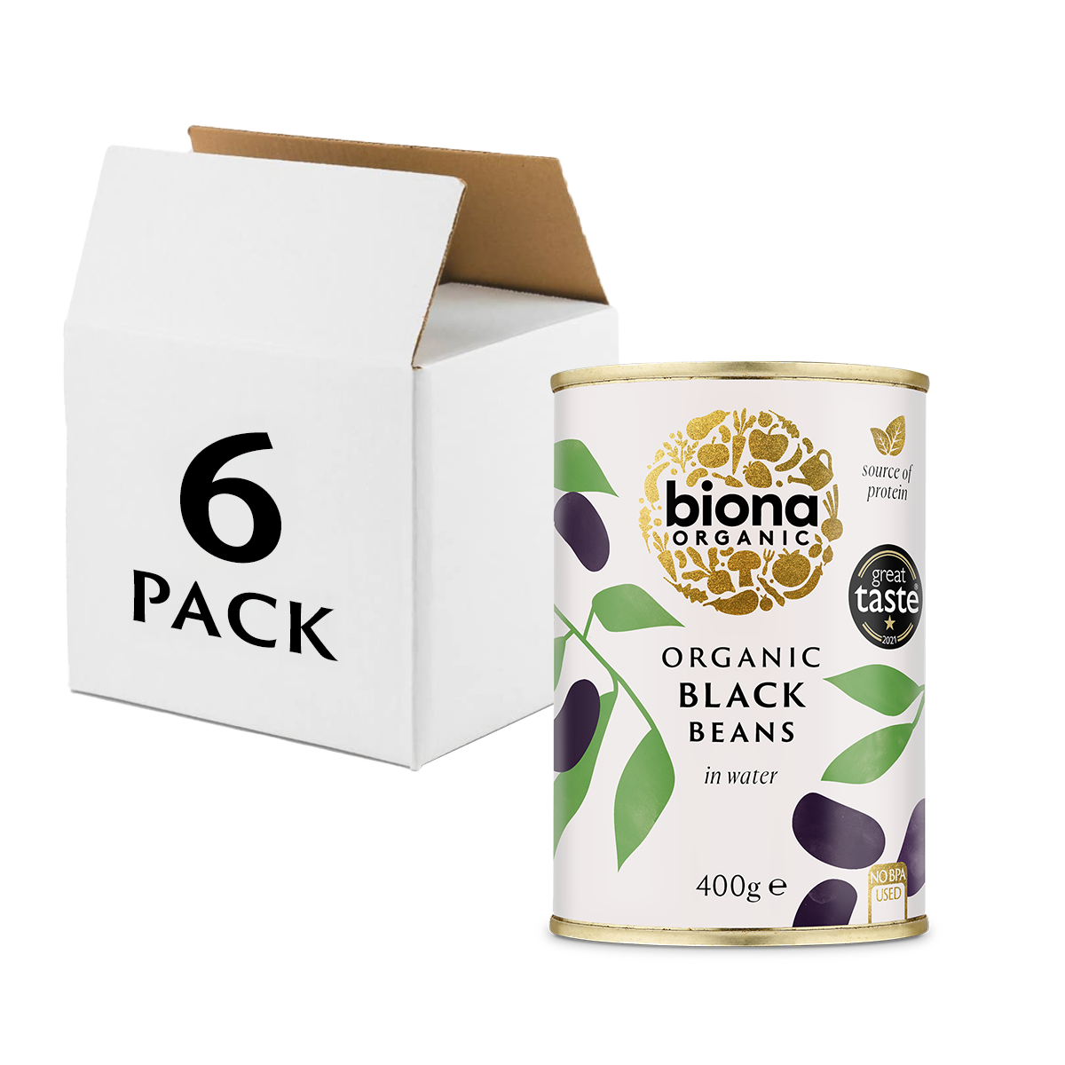 BLACK BEANS - 6 PACK