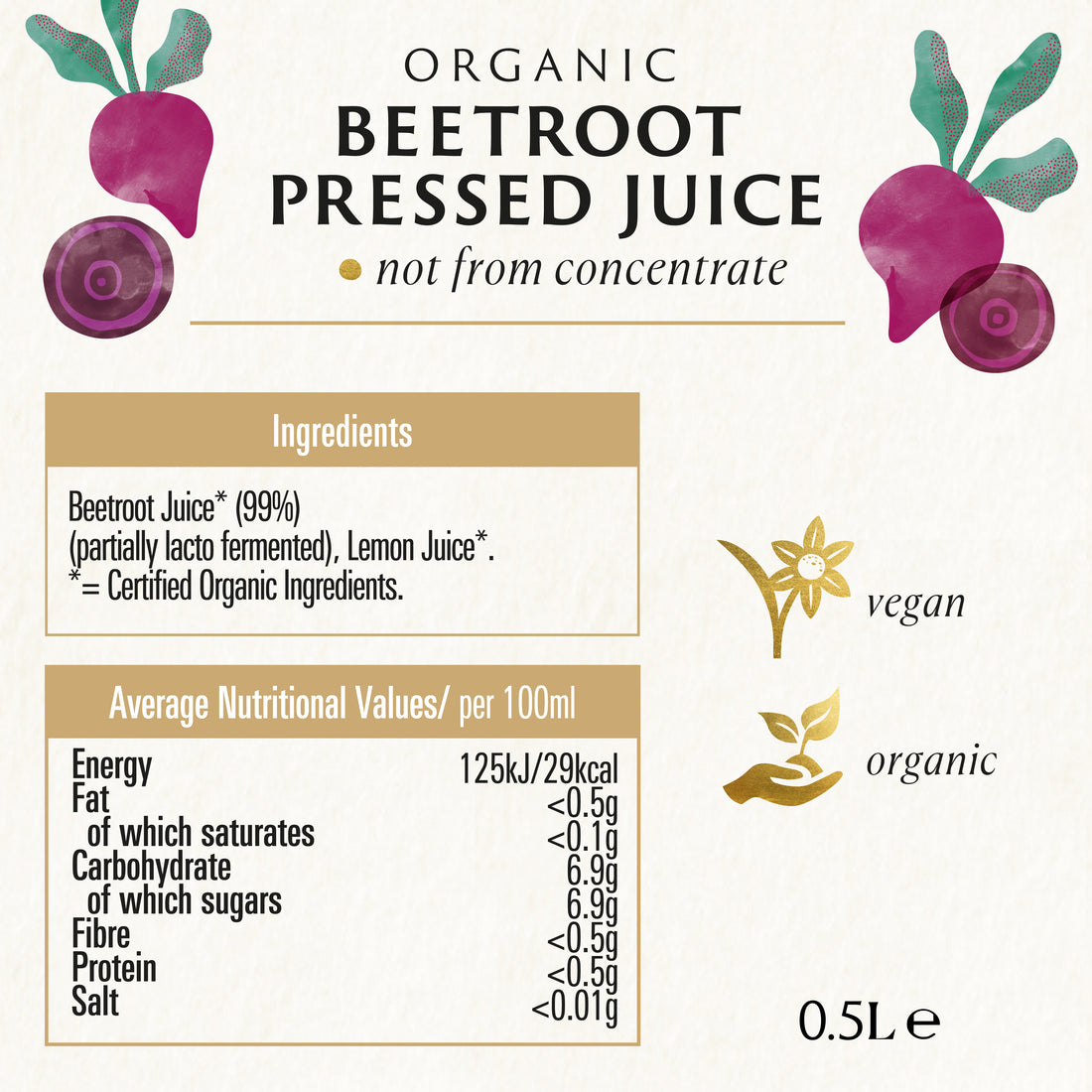Beetroot Juice Tetra 500ml – Biona