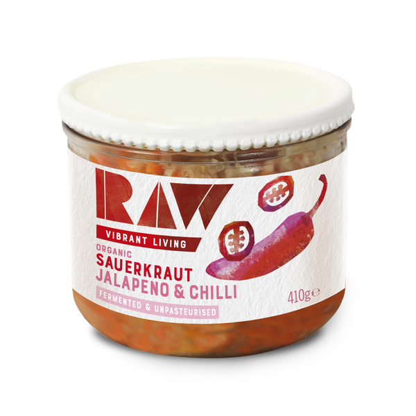 FRESH SAUERKRAUT  JALAPENO & CHILLI 410g
